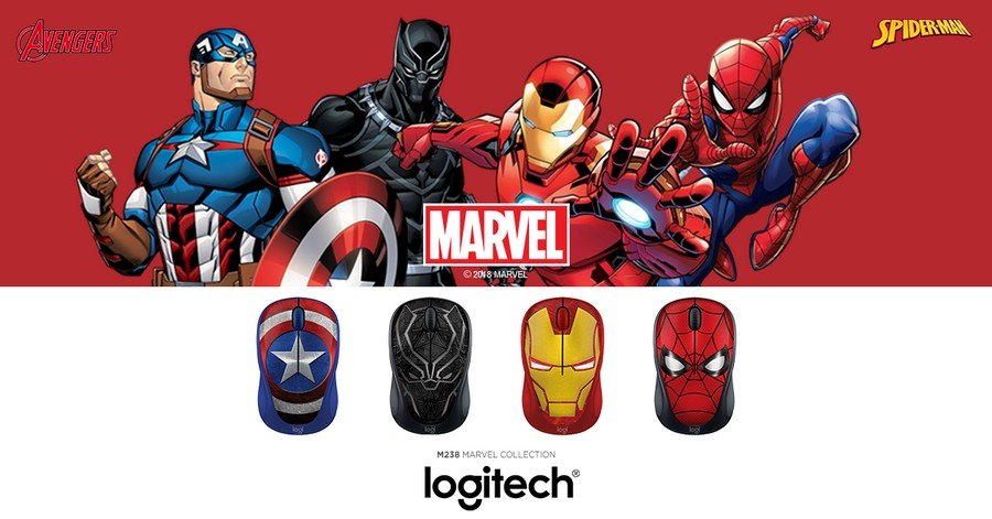 Logitech Luncurkan Jajaran Mouse M238 Marvel Collection di Indonesia