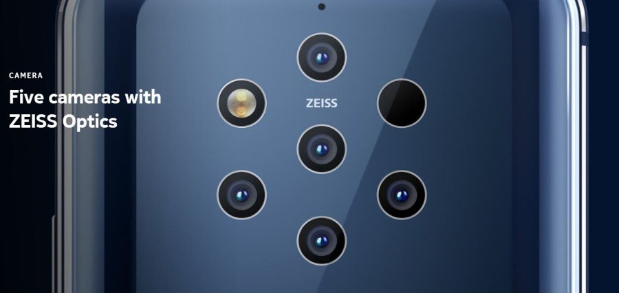 Nokia 9 PureView: Smartphone Pertama dengan 5 Kamera Belakang 12 Megapixel