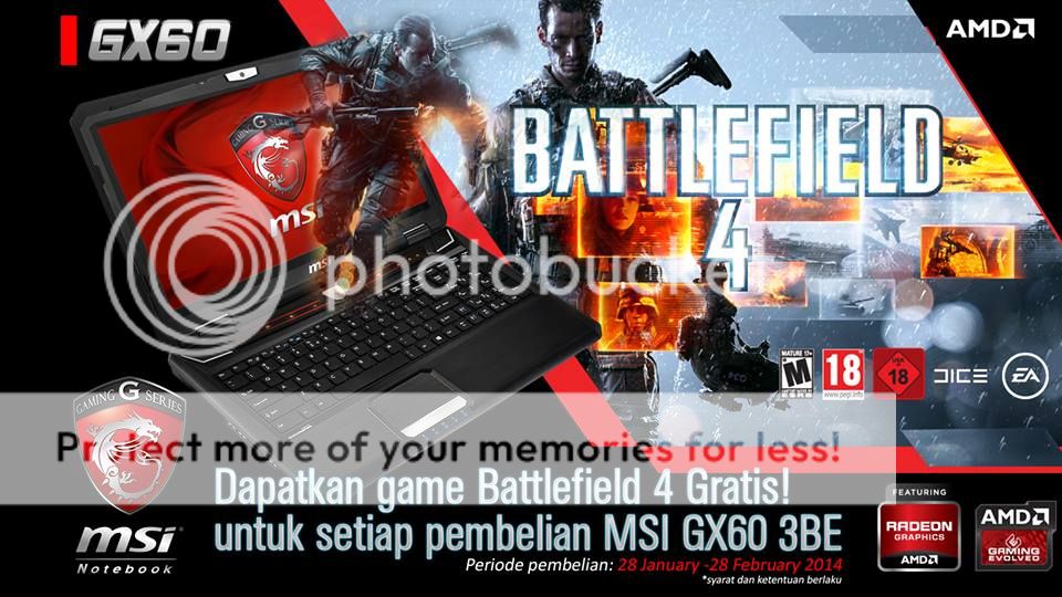 &#91;Promo and Event&#93; MSI Notebook Gaming GX60
