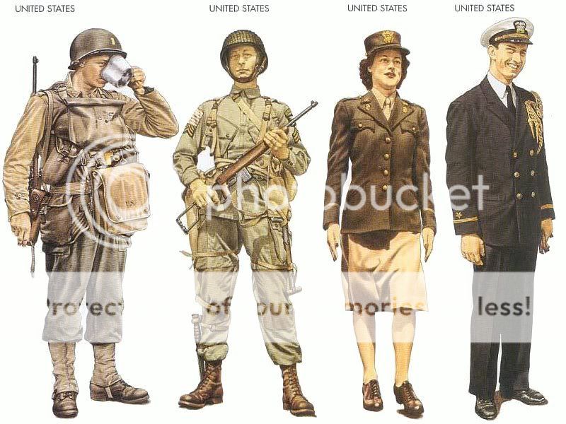 Sosok para prajurit di Perang Dunia II 