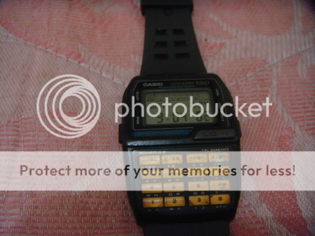 Jam tangan casio databank 150 for collector (fast grab)