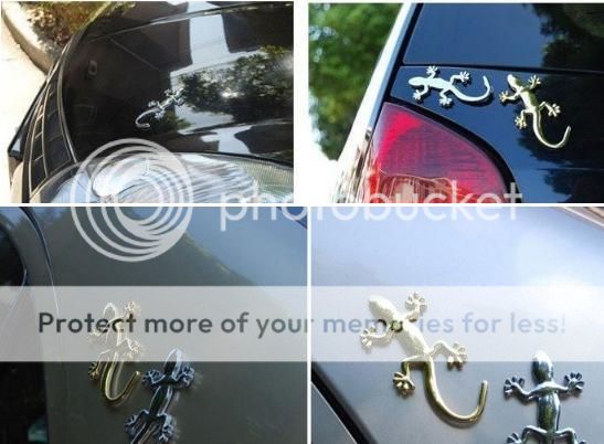 Terjual Emblem  Stiker  Mobil  Model Cicak Gecko Metal KASKUS