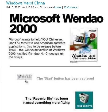Microsoft versi China