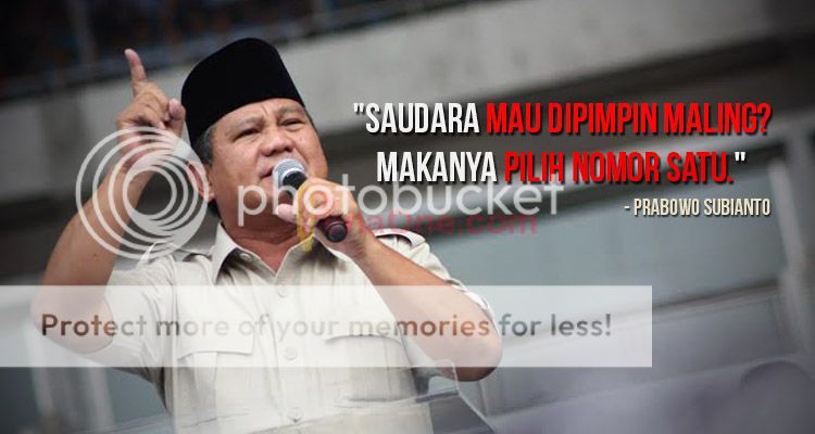 Prabowo ajak warga Solo coblos no 1 agar tak dipimpin maling