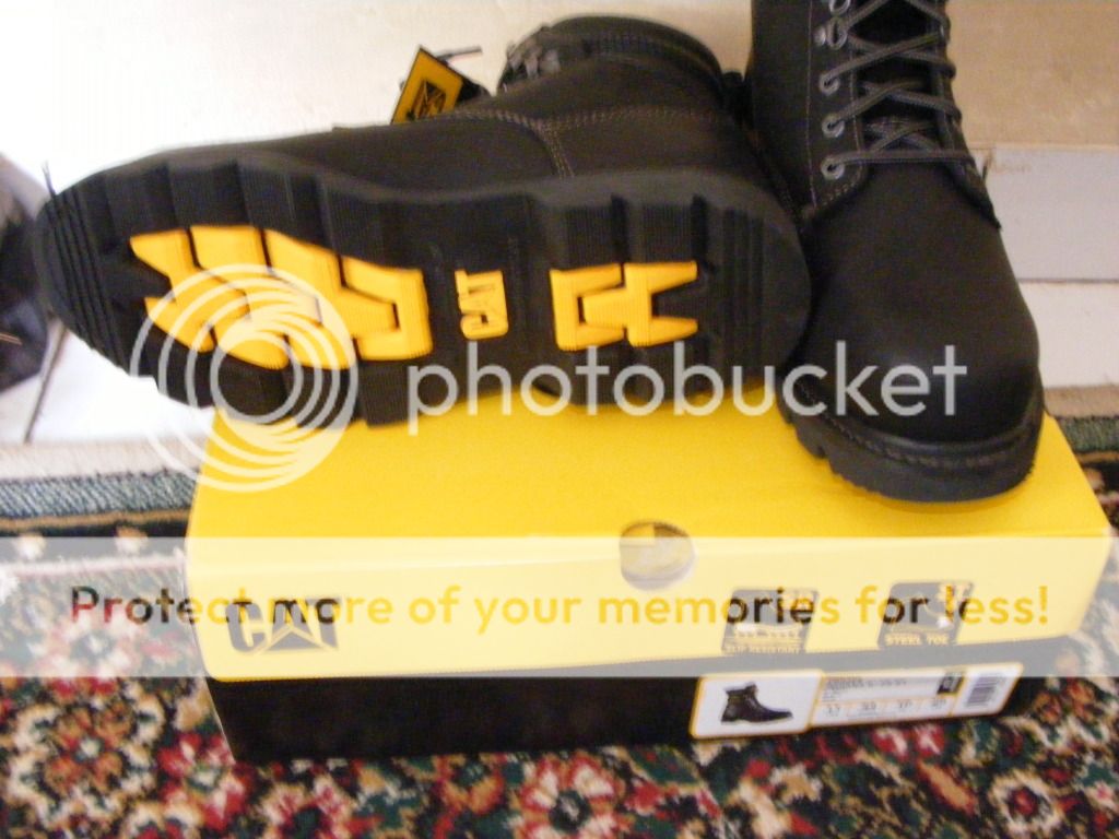 &#9619;&#9608;On Stok 1 Sepatu Caterpillar Indiana FX steel toe Black ORI Safety shoes&#9619;&#9608;