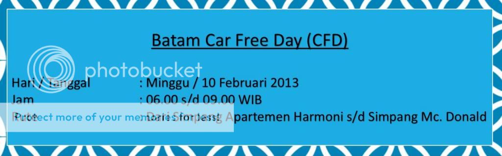 Batam Car Free Day (CFD)