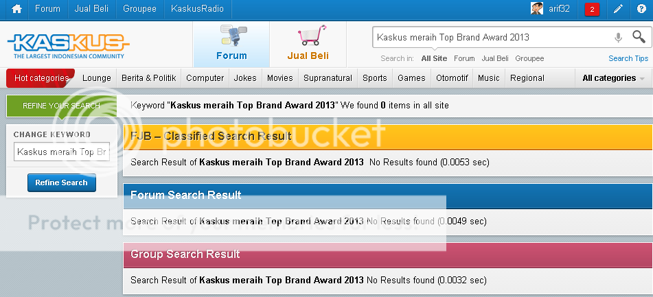 Kaskus meraih Top Brand Award 2013