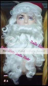 WIG SANTA CLAUS. Christmast Is Coming. 