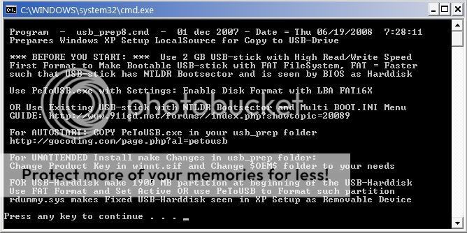 &#91;tutorial&#93; install XP (all version) dari usb flashdisk