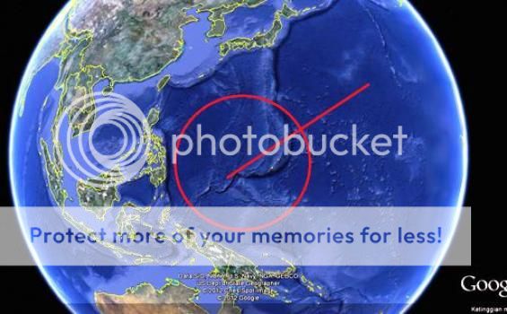 Fenomena Jempol Raksasa Menunjuk Indonesia dari satelit Google
