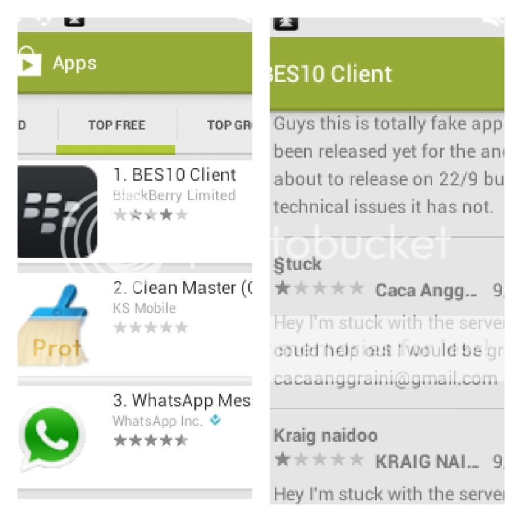 Akibat kagak sabaran download BBM for android wkwk begok!