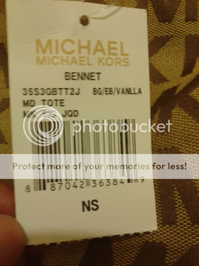 Michael Kors Bennet Large MK Signature 