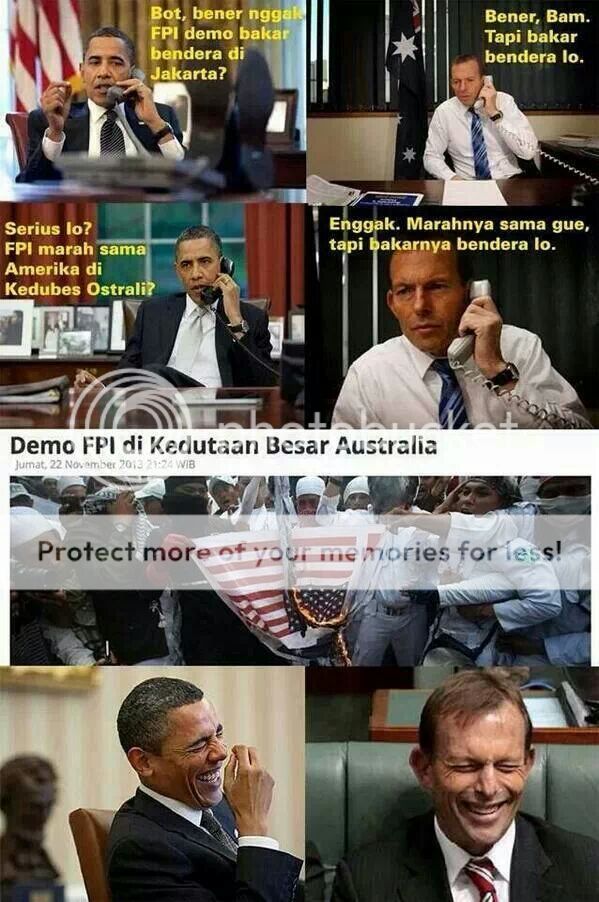 Tanggapan Obama dan Bott Mengenai Demo FP! untuk Aussie Gan..