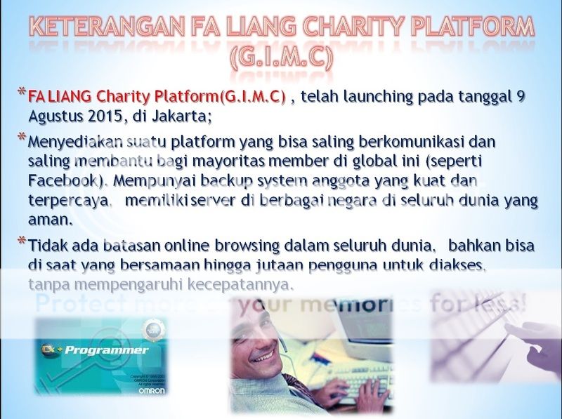 FA LIANG Charity Platform, yg lagi booming !!