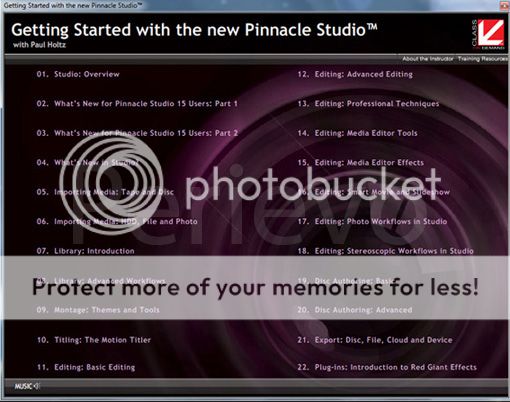 pinnacle studio 17 tutorials