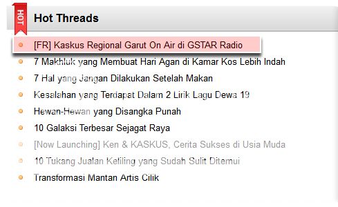 &#91;FR&#93; KRG Kaskus Regional Garut On Air di GSTAR RADIO 104.1 FM
