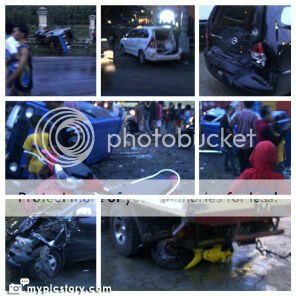 Kecelakaan Beruntun di Sumedang dekat RM Joglo