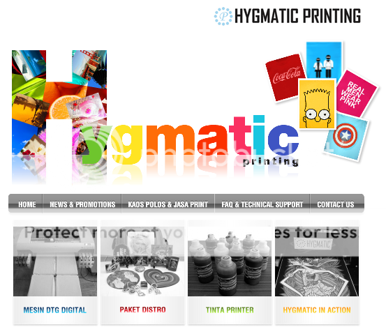 Hygmatic - Mesin DTG Digital Printer (DIRECT to GARMENT) bisa print kaos hitam /gelap