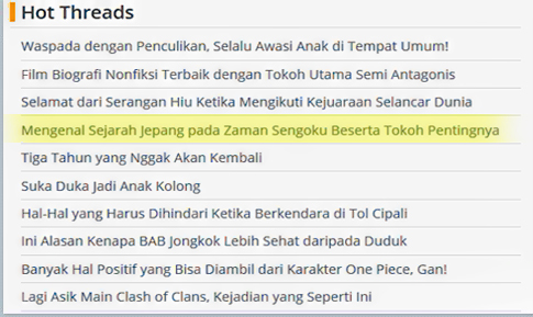 Mengenal Sejarah Jepang pada Zaman Sengoku beserta Tokoh pentingnya!