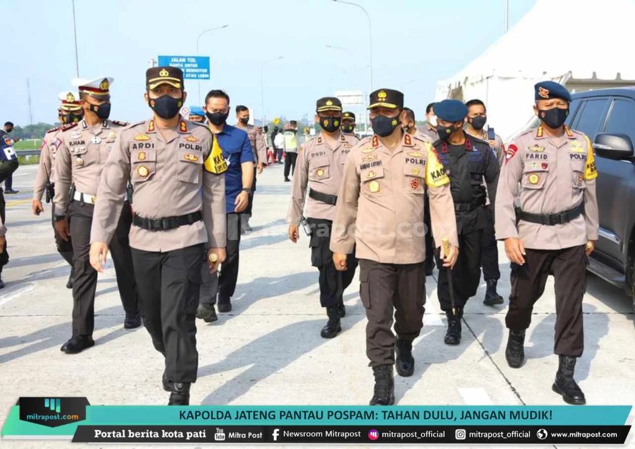 Kapolda Jateng Cek Pemeriksaan Arus Balik Lebaran Di