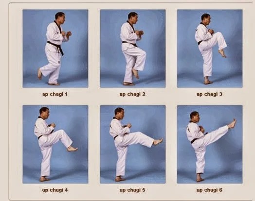 Jenis Tendangan Dasar Pada Taekwondo