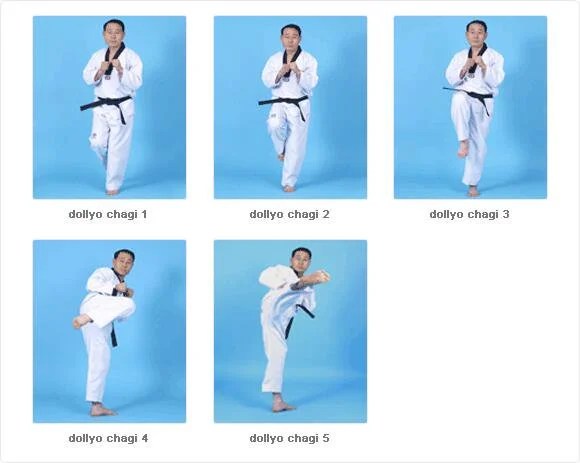 Jenis Tendangan Dasar Pada Taekwondo