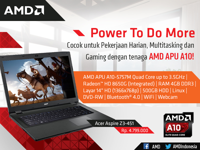 Butuh Notebook Performa Lumayan untuk Gaming &lt;5 Jutaan? Bisa pilih yang satu ini Gan!