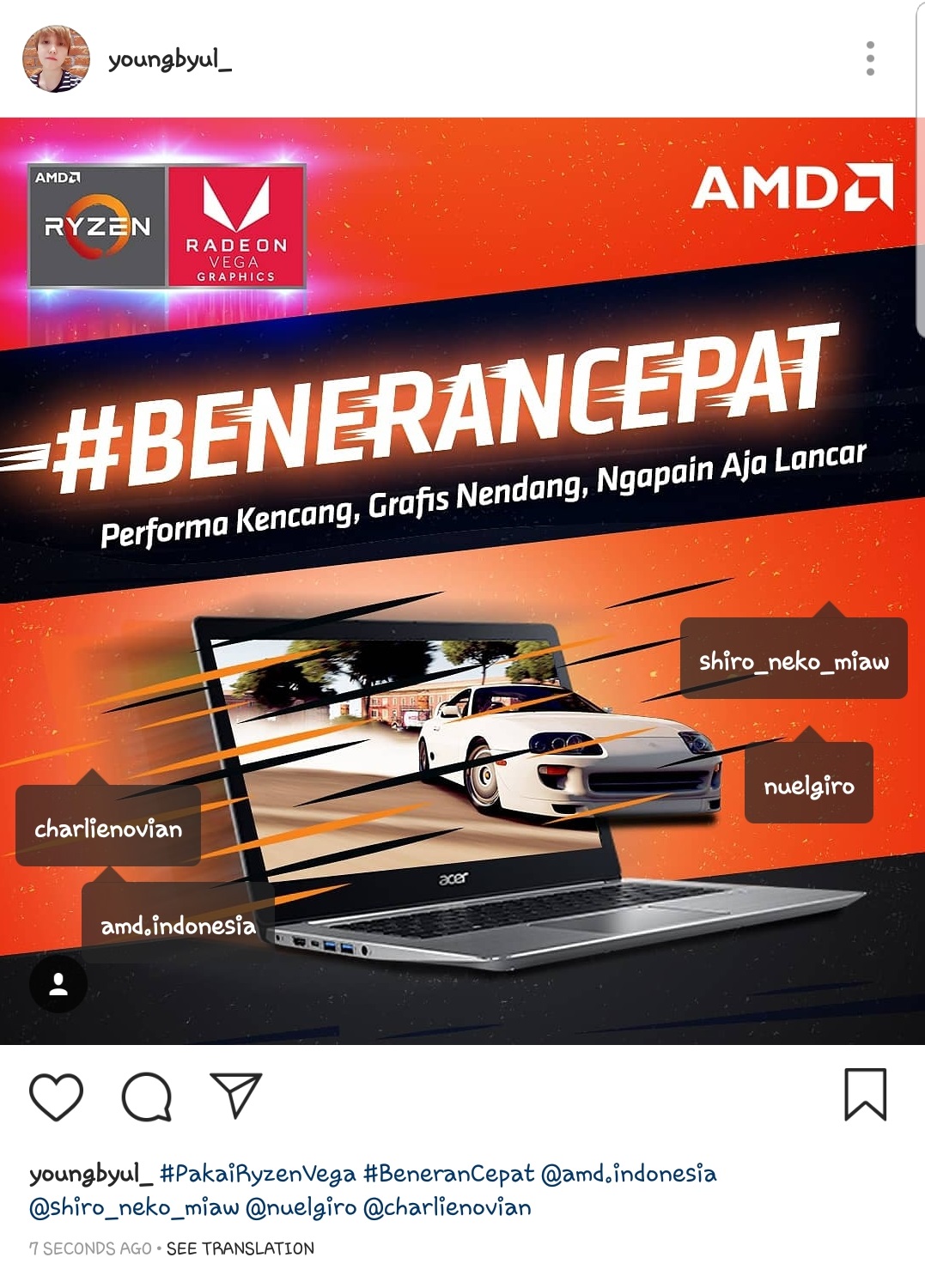 &#91;GIVEAWAY&#93; GRATIS Laptop Bertenaga AMD Ryzen dengan Ikutan Kompetisi #BeneranCepat!