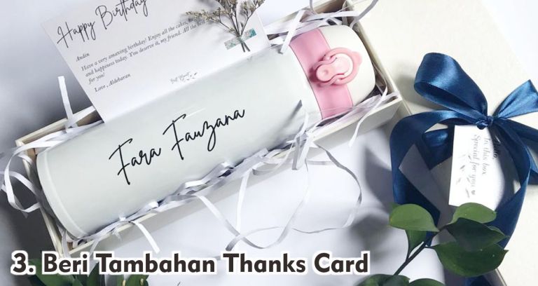  Cara Mudah kemas Tumbler Menjadi Souvenir dan Gift !