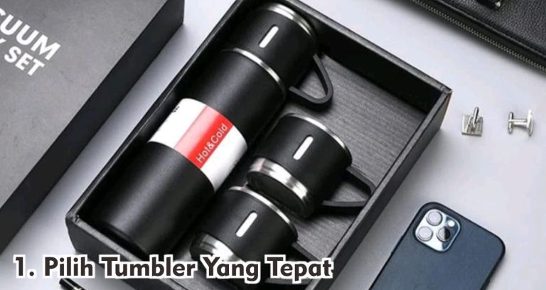  Cara Mudah kemas Tumbler Menjadi Souvenir dan Gift !