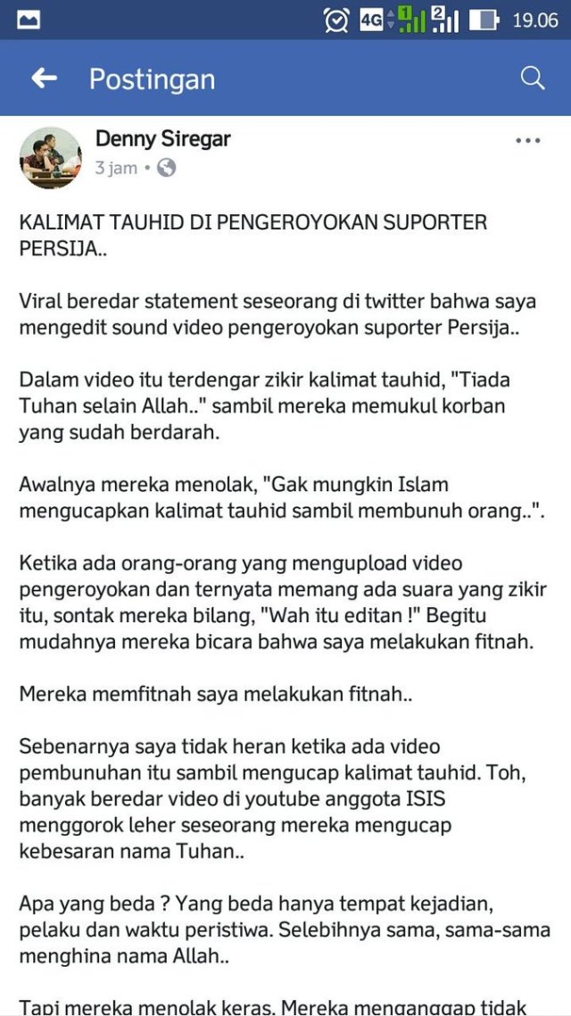 Cuitannya Diduga Bernuansa SARA, Denny Siregar Segera Dilaporkan ke Polisi