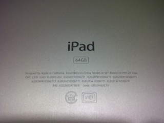Dijual : Ipad 1 64GB 3G Wifi