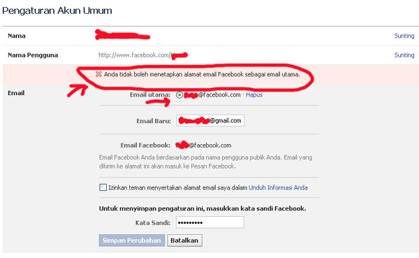 (ASK) Tantang Email Facebook