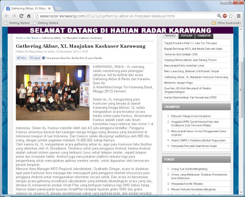 Gathering Mobile Broadband Kaskuser Regional Karawang KASKUS