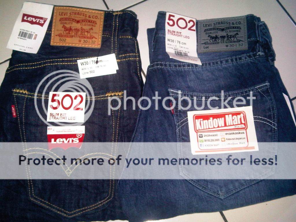 jual grosir celana  jeans levis  original  502 dan  KW  super 