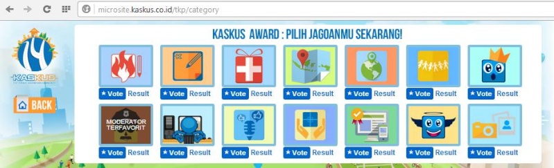 Cara Voting KASKUS AWARD