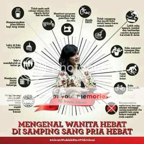 Sisi Lain Iriana Jokowi Menyebar Luas Lewat BBM