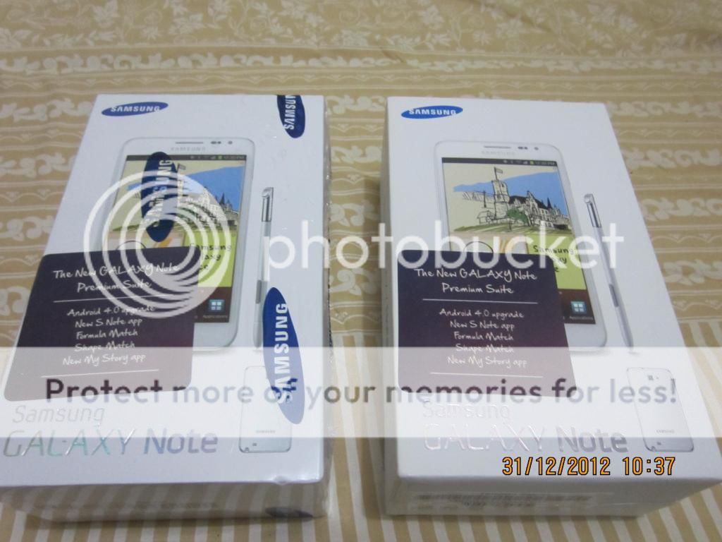 Samsung GALAXY NOTE N7000 WHITE BNIB dan BNOB 