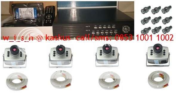 PAKET CCTV Camera Kamera DVR AVtech Jual Setting Instalasi 