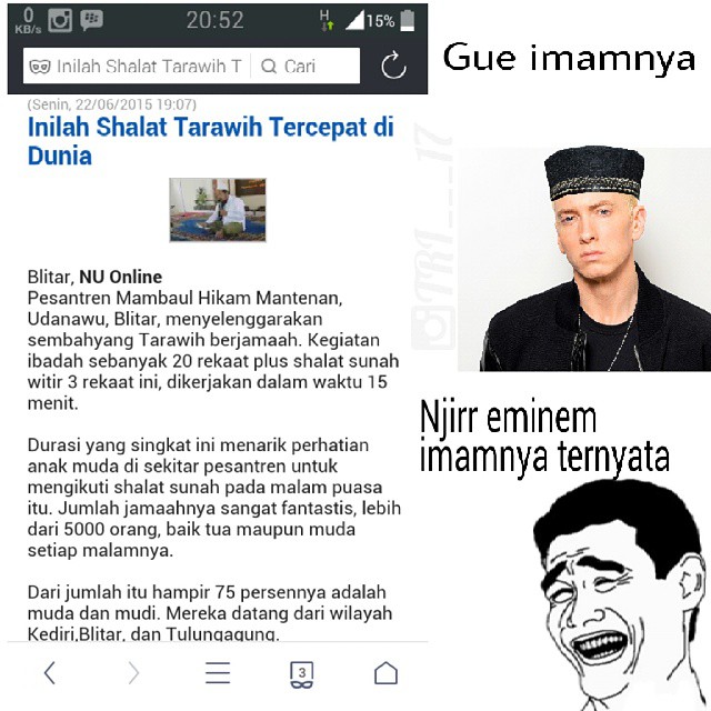 Ini dia bleeh... "True Story" nya bulan puasa bleeh...