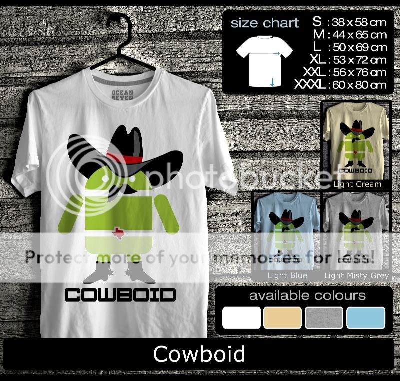 T-Shirt Ocean Seven All About Android IDR 85k