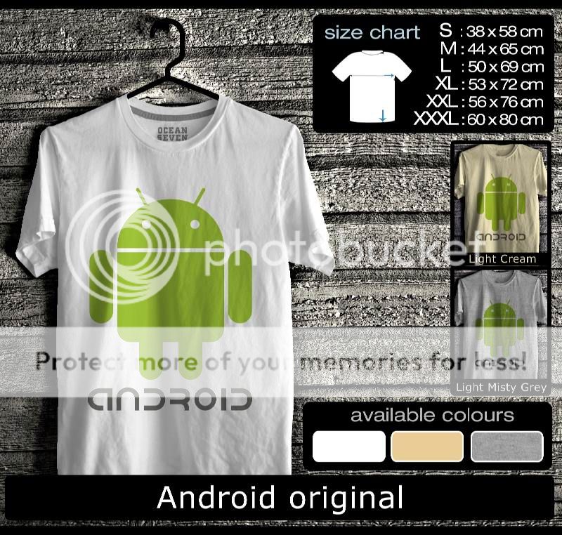 T-Shirt Ocean Seven All About Android IDR 85k