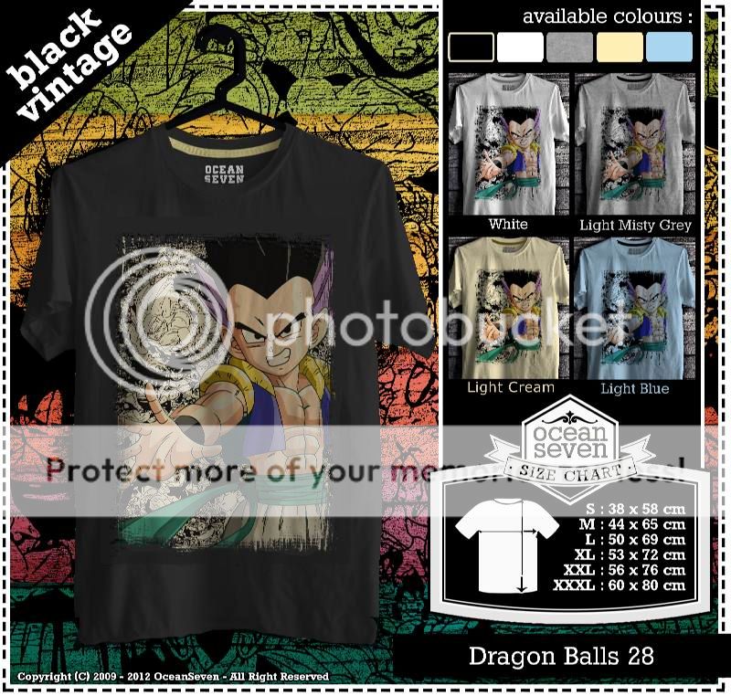 Ready stock kaos Manga Dragonball!! penggemar dragonball masuk ++ 