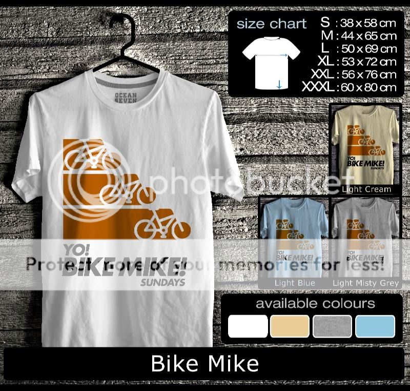 T-Shirt Ocean Seven I Love My Bike IDR 85k