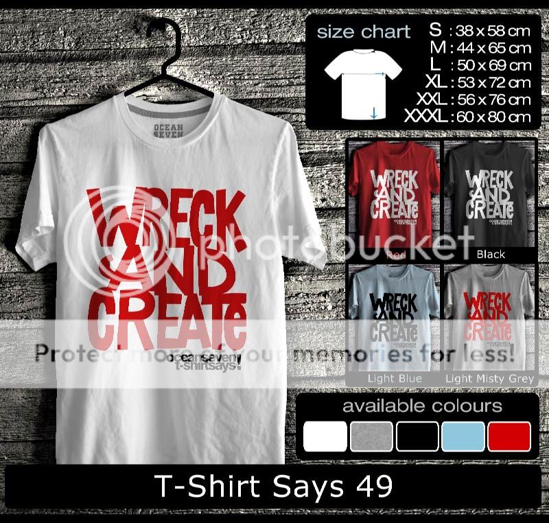 T-Shirt Ocean Seven T-Shirt Says IDR 85k