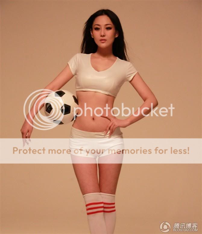 &#91;PIC&#93; pemain sepakbola wanita dari CHINA --= zhang xin yu =-- dijamin TOP ABIS GAN