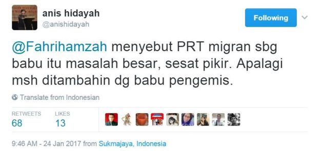 Menyebut TKI 'mengemis jadi babu,' Fahri Hamzah jadi bulan-bulanan