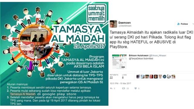 Apakah ‘Tamasya Al Maidah’ saat Pilkada Jakarta melanggar aturan?
