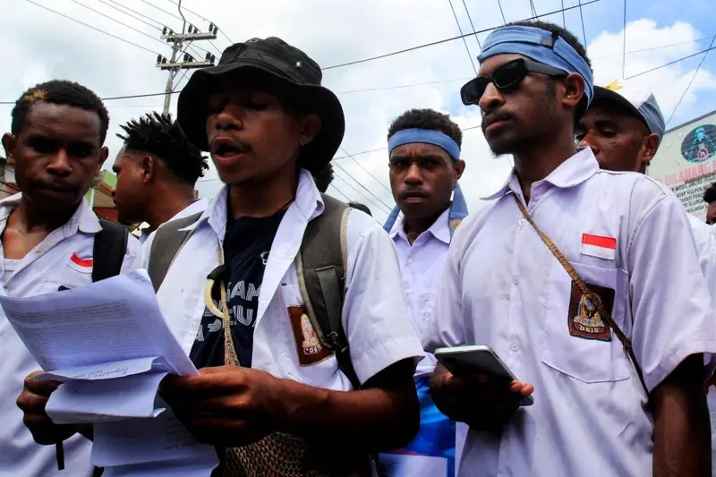 Aksi protes MBG berlanjut di Papua 'Kami menolak makan bergizi gratis'