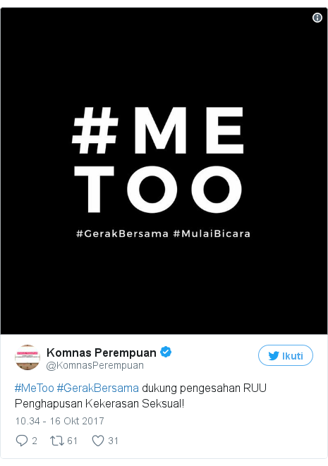 Dari Arab sampai Indonesia, kekerasan seksual yang dituangkan lewat #MeToo